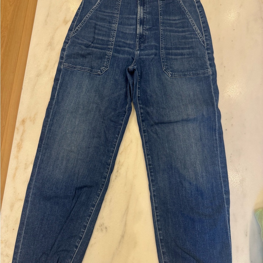 Mother The Wrapper Patch Pocket Jogger Jeans - image 2